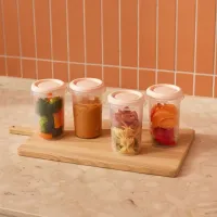 Miniland Hermisized Set de 4 herméticos 330ml