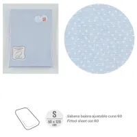 Cambrass Sábana bajera cuna 60 x 120 cm