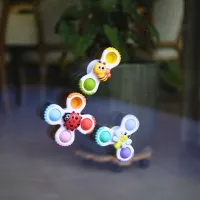 Bo Jungle Sticky Spinner Compañeros | Juguete Sensorial Bebé