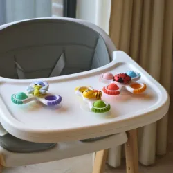 Bo Jungle Sticky Spinner Compañeros | Juguete Sensorial Bebé