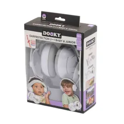 Auriculares Dooky 2-en-1 bebé y junior | Protección auditiva hasta 12 años