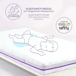 Colchón Bebé Träumeland Brisa | Funda Transpirable y Ventilación Óptima