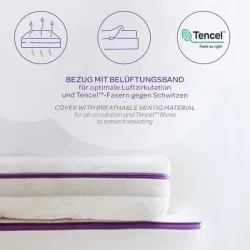 Colchón Bebé Träumeland Brisa | Funda Transpirable y Ventilación Óptima