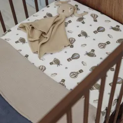 Meyco Sábana bajera ajustable cuna 60 x 120 cm