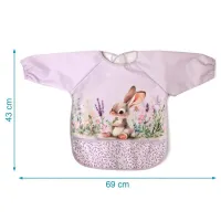 Kiokids Babero Impermeable con mangas para bebé