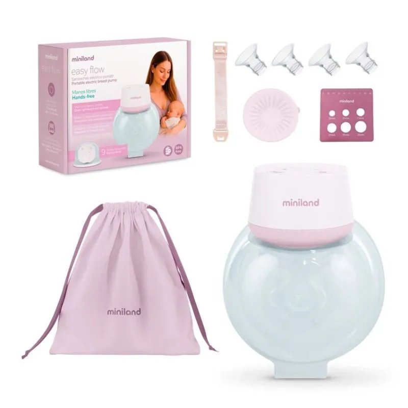 Sacaleches Eléctrico Portátil Miniland Easy Flow – Lactancia cómoda