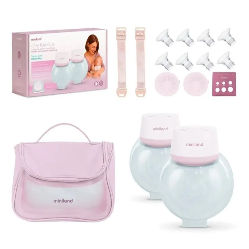 Sacaleches eléctrico doble Miniland Easy Flow Duo – Lactancia cómoda