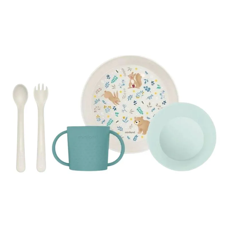 Set de mesa bebé Miniland Mealset Dreamland – Comida segura y práctica