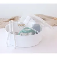 sterilizador microondas bebé Kiokids con pinzas – Limpieza rápida y segura
