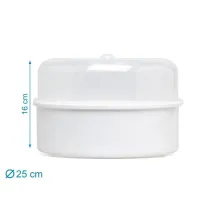 sterilizador microondas bebé Kiokids con pinzas – Limpieza rápida y segura