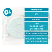 Set de manicura eléctrico Kiokids – Cuidado seguro uñas bebé