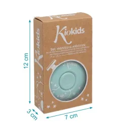 Set de manicura eléctrico Kiokids – Cuidado seguro uñas bebé