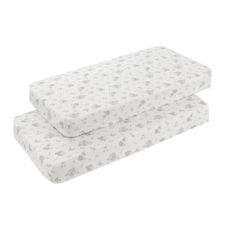 Cambrass Pack 2 Sábanas Bajeras Cuna 60x120 cm Algodón