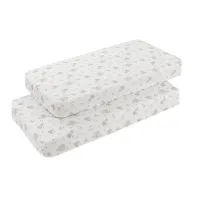 Cambrass Pack 2 Sábanas Bajeras Cuna 60x120 cm Algodón