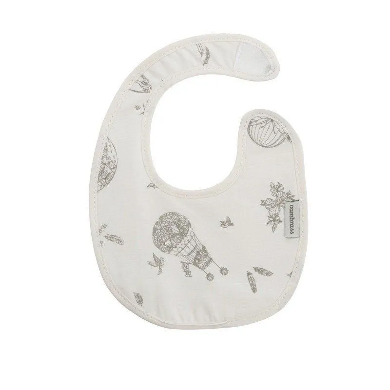Cambrass Babero Redondo con Velcro | Babero Bebé Algodón