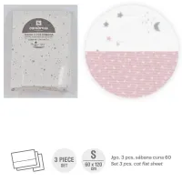 Tríptico sábanas cuna 60×120 cm Algodón – Cambrass