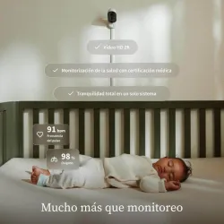 Monitor inteligente bebé Owlet Dream Duo – Vídeo 2K HD + Salud