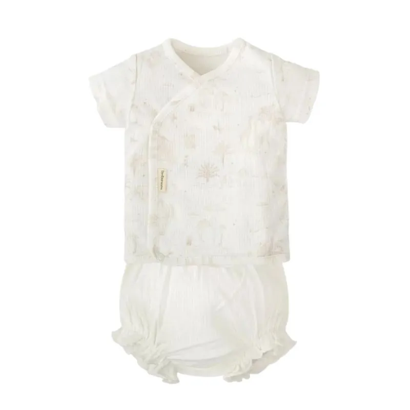 Set jubón y ranita bebé Noe Bimbidreams – Primera puesta algodón