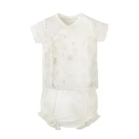 Set jubón y ranita bebé Noe Bimbidreams – Primera puesta algodón