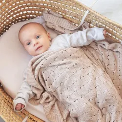 Kiokids Manta de Bambú para Bebé Suave, Transpirable y Antialérgica