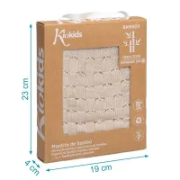 Kiokids Manta de Bambú para Bebé Suave, Transpirable y Antialérgica