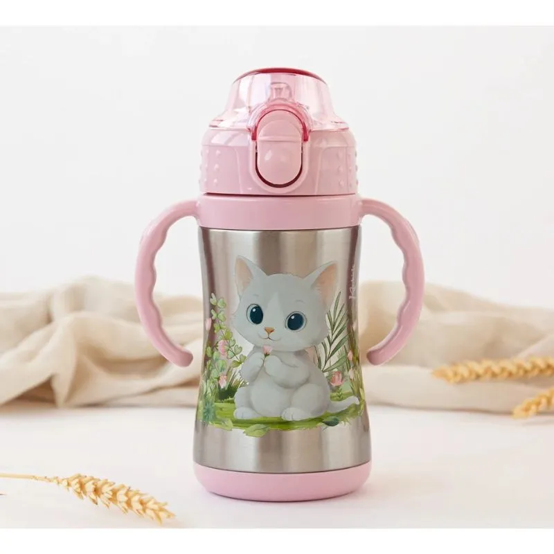 Kiokids Botella Térmica Acero Inoxidable 280 ml | Infantil