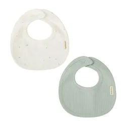 Bimbidreams Pack de 2 baberos 19 x 19 cm