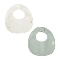 Bimbidreams Pack de 2 baberos 19 x 19 cm