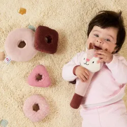 Apilable sonajero bebé Miniland | Juguete educativo