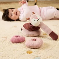 Apilable sonajero bebé Miniland | Juguete educativo