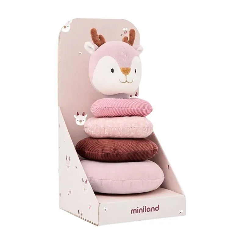 Apilable sonajero bebé Miniland | Juguete educativo