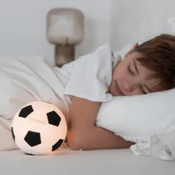 InnoGIO Luz Nocturna Bebé Pelota de Fútbol Silicona LED recargable