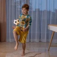 InnoGIO Luz Nocturna Bebé Pelota de Fútbol Silicona LED recargable