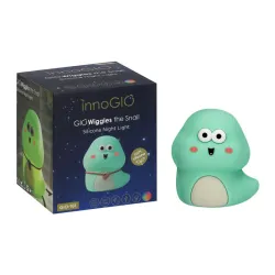 InnoGIO Luz Nocturna Bebé Oruga Silicona LED recargable