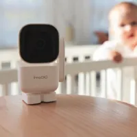 InnoGIO GIOSafety Robot Vigilabebés con Cámara, Pantalla y Visión Nocturna Bebé