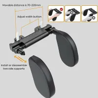 Happy Steps Reposacabezas de asiento para coche ajustable y acolchado