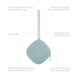 Guardachupete Diamond Nenina & Co | Porta chupete silicona
