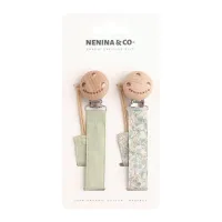 Portachupete Pack 2 Nenina & Co | Sujeta chupete bebé