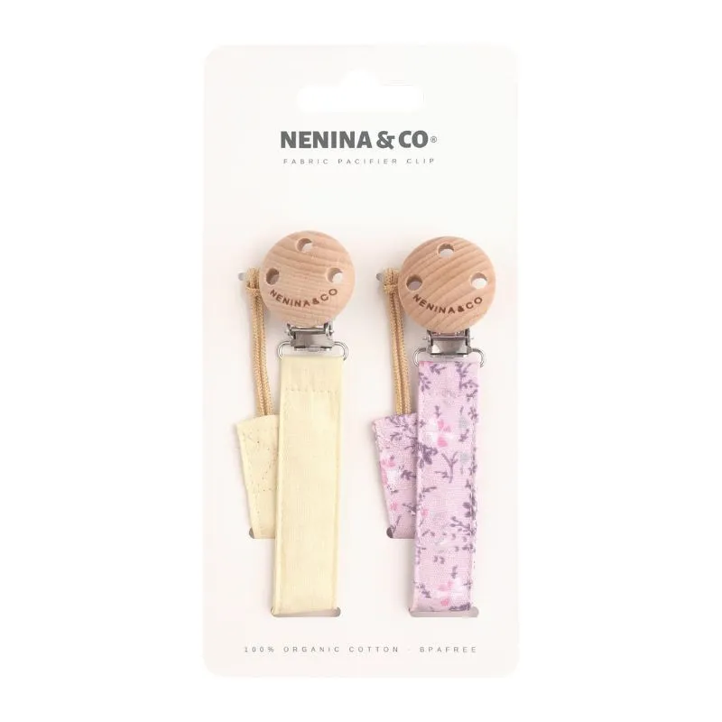 Nenina & Co Portachupete de algodón orgánico Pack de 2
