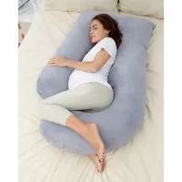 Cojín de Embarazo Momcozy | Almohada ergonómica maternidad