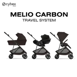Cybex Melio Carbon Silla de Paseo 2026 Chocolate Brown
