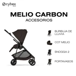 Cybex Melio Carbon Silla de Paseo 2026 Chocolate Brown