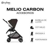 Cybex Melio Carbon Silla de Paseo 2026 Chocolate Brown
