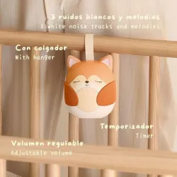Miniland Foxy Dreamer Dispositivo de ruido blanco