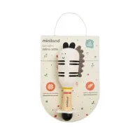 Miniland Zebra Rattle | Sonajero Sensorial para Bebé