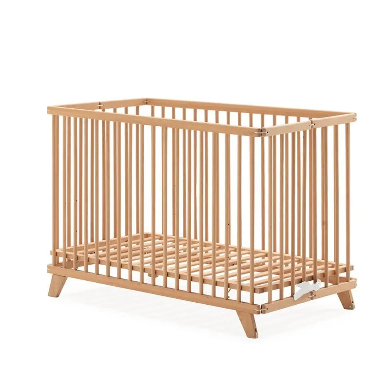 Micuna Simona Cuna plegable de madera 60x120 cm