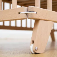 Micuna Simona Cuna plegable de madera 60x120 cm