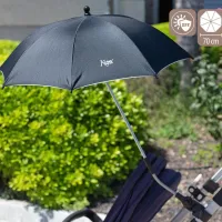 Kiokids Sombrilla Universal Negra para Carrito Bebé