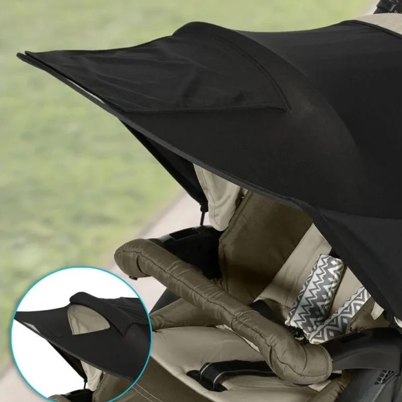 Kiokids Parasol Universal Negro UPF 40+ para Carrito