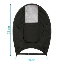 Kiokids Parasol Adicional para Cochecito Infantil Negro